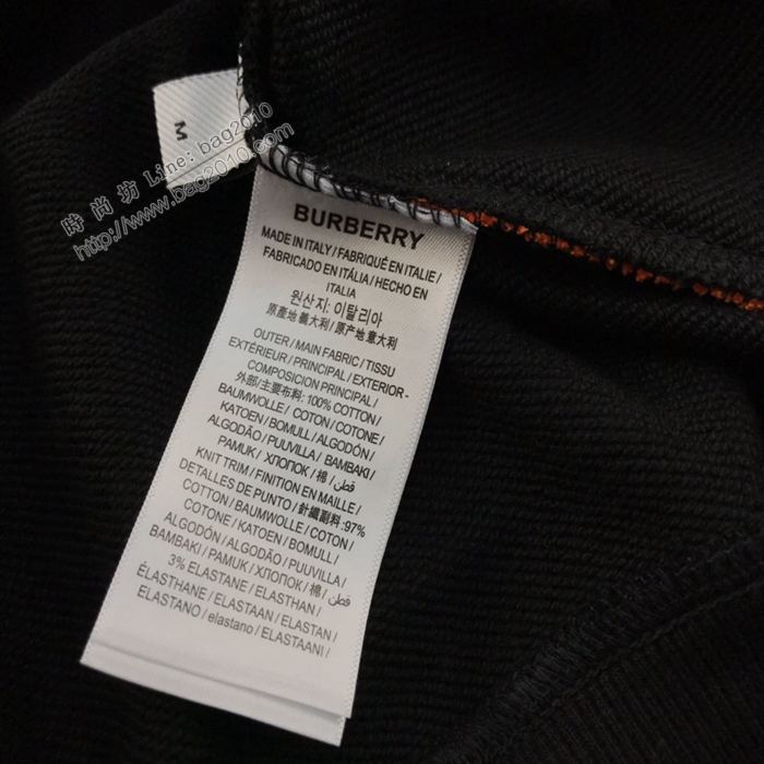 Burberry男裝 巴寶莉新款拼色連帽衛衣 Burberry運動休閒外套  ydi3092